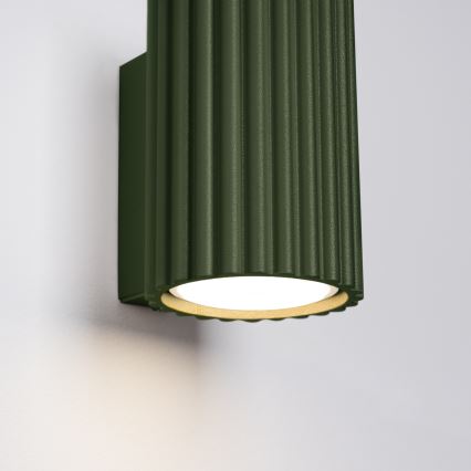 Væglampe KARBON 1xGU10/10W/230V grøn
