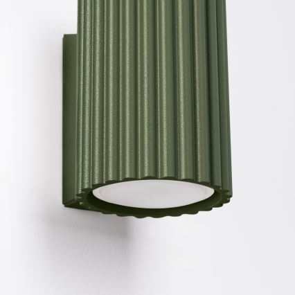 Væglampe KARBON 1xGU10/10W/230V grøn