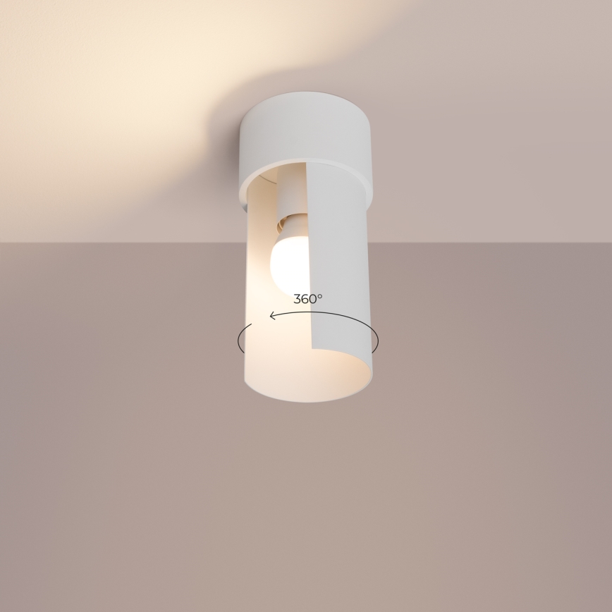 Loftlampe FLASH 1xE27/15W/230V hvid
