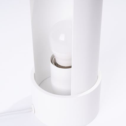 Bordlampe FLASH 1xE27/15W/230V hvid