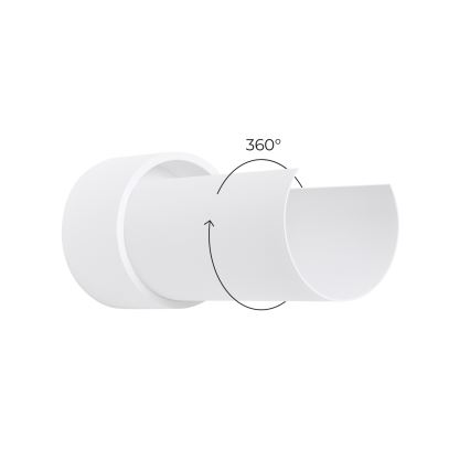 Væglampe FLASH 1xE27/15W/230V hvid