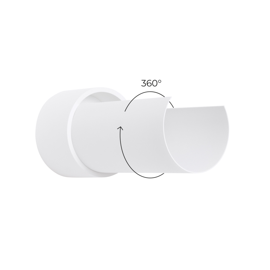 Væglampe FLASH 1xE27/15W/230V hvid
