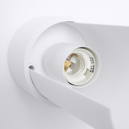 Væglampe FLASH 1xE27/15W/230V hvid