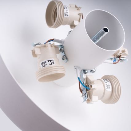 Loftlampe OMIQ 4xE27/15W/230V Ø 30 cm hvid