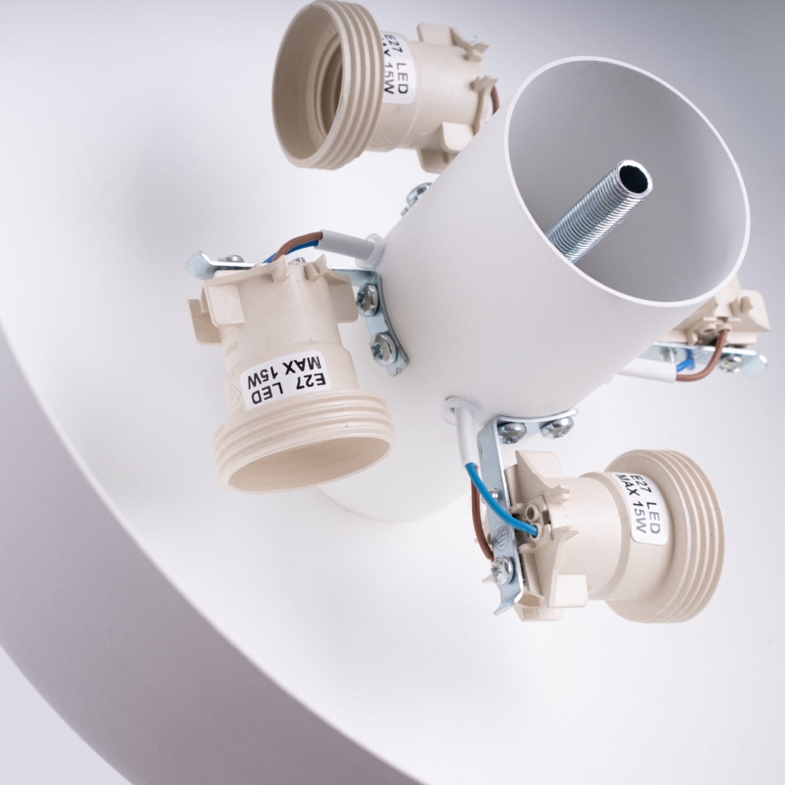 Loftlampe OMIQ 4xE27/15W/230V Ø 30 cm hvid