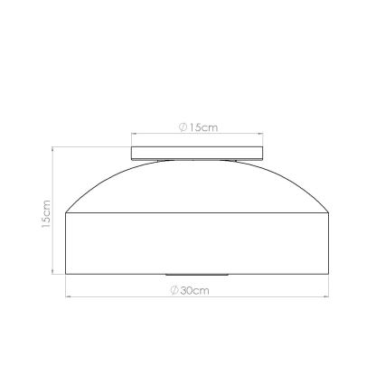 Loftlampe OMIQ 4xE27/15W/230V Ø 30 cm hvid