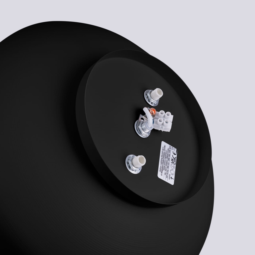 Loftlampe OMIQ 4xE27/15W/230V Ø 30 cm sort