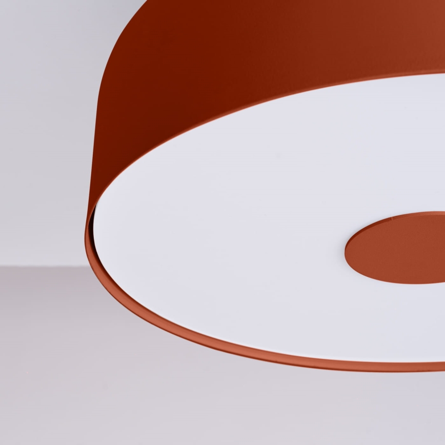 Loftlampe OMIQ 4xE27/15W/230V Ø 30 cm, rød