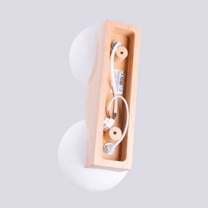 Loftlampe BULBO 2xG9/8W/230V bøg/hvid