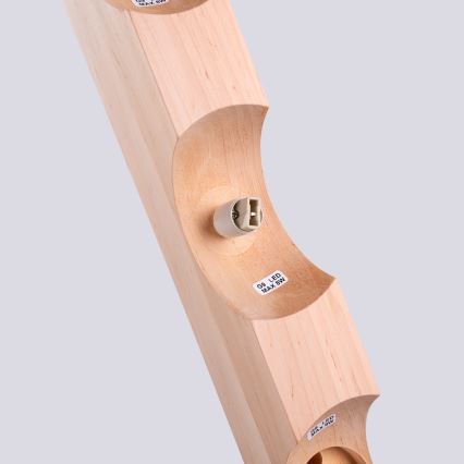 Loftlampe BULBO 4xG9/8W/230V bøg/hvid