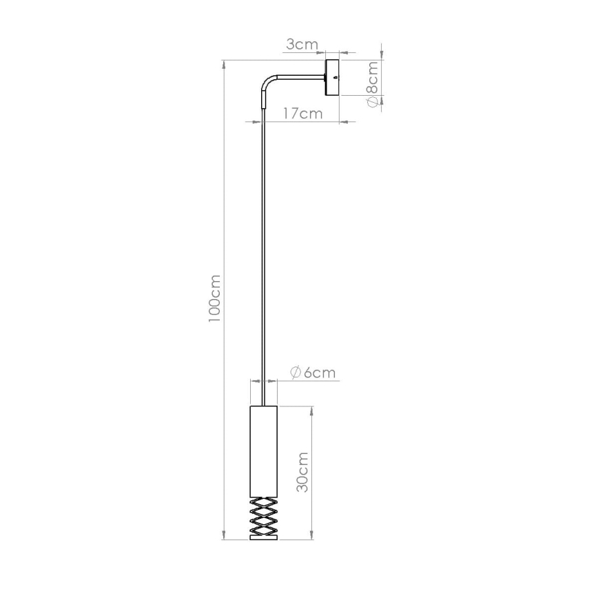Væglampe LAMI 1xGU10/10W/230V hvid