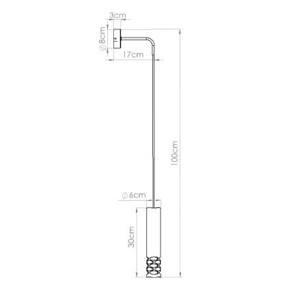 Væglampe LIRO 1xGU10/10W/230V hvid