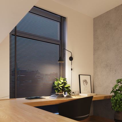 Væglampe NOX 1xE14/10W/230V sort
