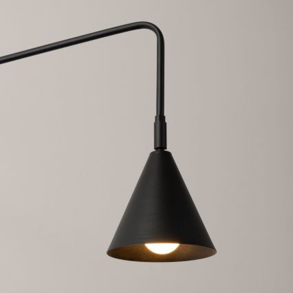 Væglampe NOX 1xE14/10W/230V sort