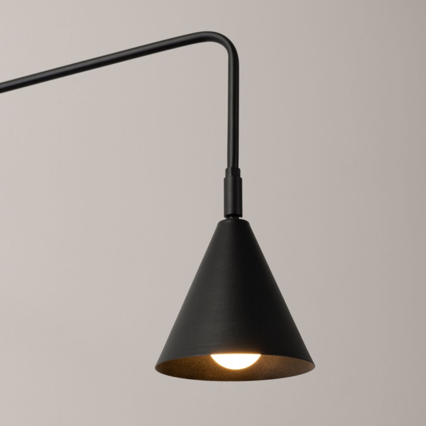 Væglampe NOX 1xE14/10W/230V sort