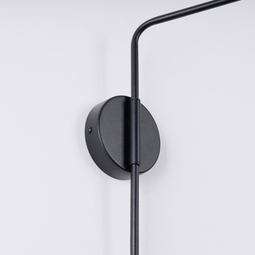 Væglampe NOX 1xE14/10W/230V sort