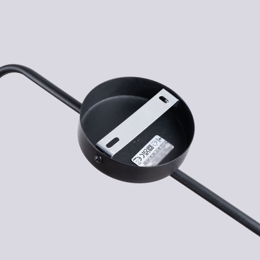 Væglampe NOX 1xE14/10W/230V sort