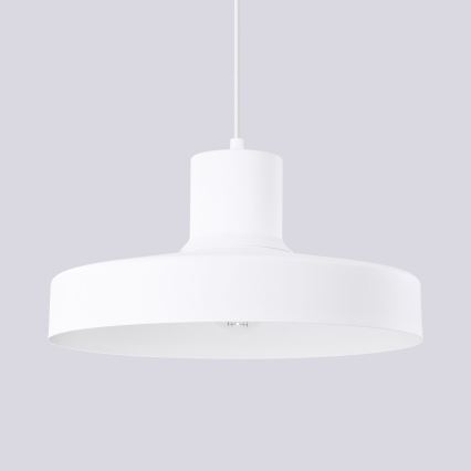 Pendel BILO 1xE27/15W/230V diameter 35 cm hvid