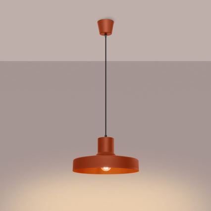 Pendel BILO 1xE27/15W/230V diameter 35 cm orange