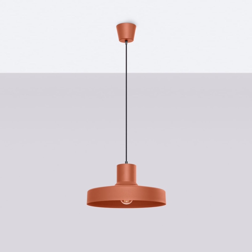 Pendel BILO 1xE27/15W/230V diameter 35 cm orange
