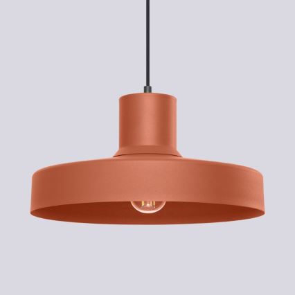 Pendel BILO 1xE27/15W/230V diameter 35 cm orange