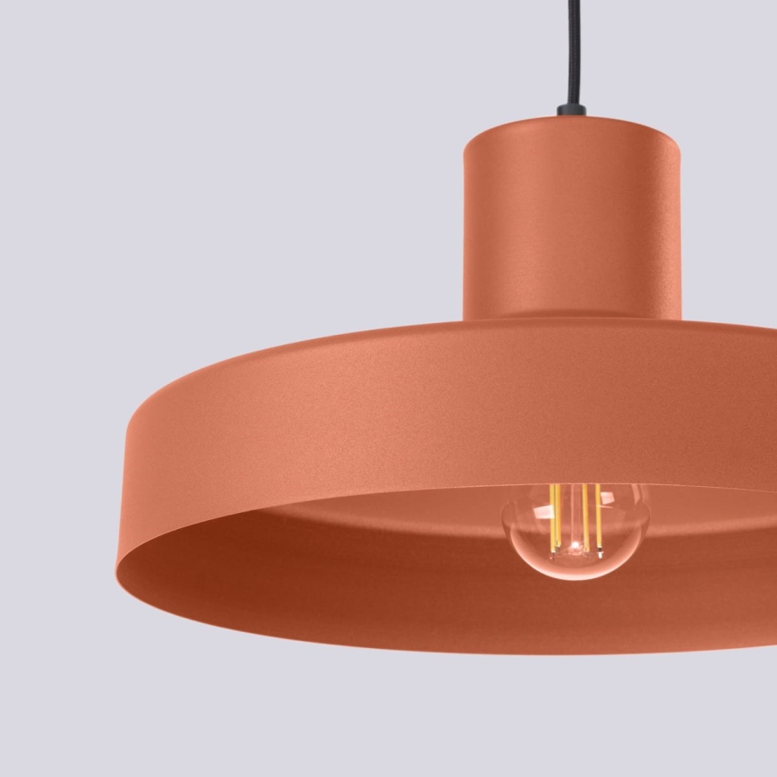 Pendel BILO 1xE27/15W/230V diameter 35 cm orange