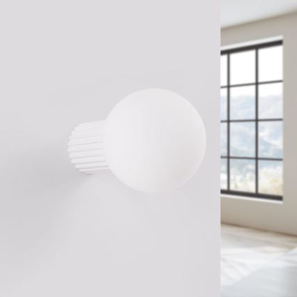 Væglampe til badeværelse HALO 1xG9/8W/230V diameter 12 cm IP44 hvid