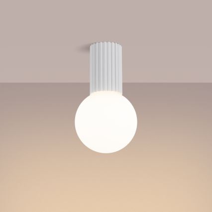 Loftlampe til badeværelse HALO 1xG9/8W/230V diameter 12 cm IP44 hvid