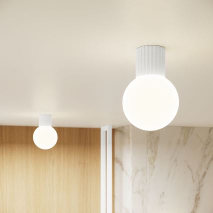 Loftlampe til badeværelse HALO 1xG9/8W/230V diameter 12 cm IP44 hvid