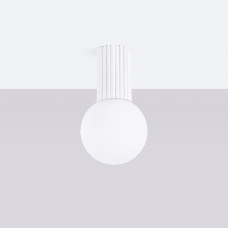 Loftlampe til badeværelse HALO 1xG9/8W/230V diameter 12 cm IP44 hvid