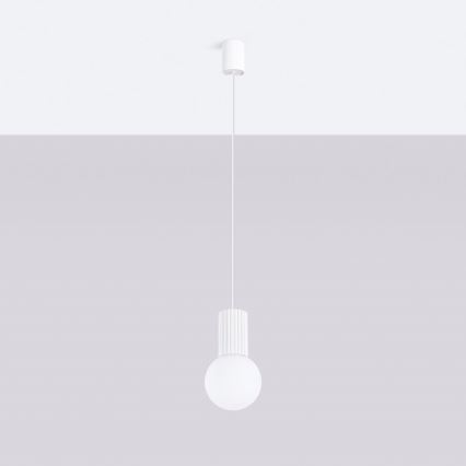 Pendel HALO 1xG9/8W/230V diameter 12 cm hvid