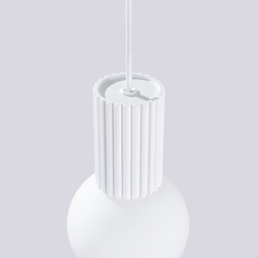 Pendel HALO 1xG9/8W/230V diameter 12 cm hvid