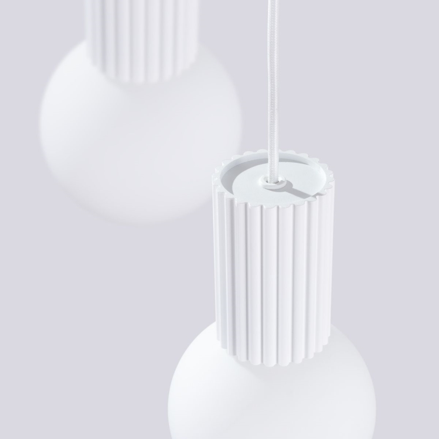 Pendel HALO 3xG9/8W/230V diameter 25 cm hvid