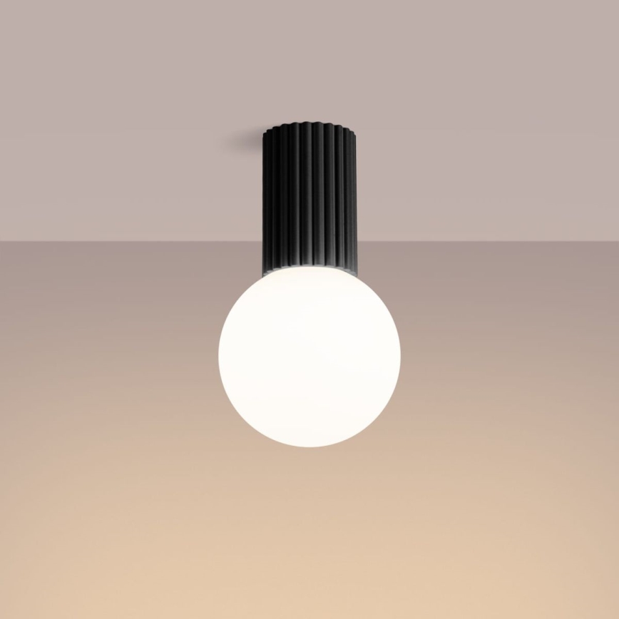 Loftlampe til badeværelse HALO 1xG9/8W/230V diameter 12 cm IP44 sort