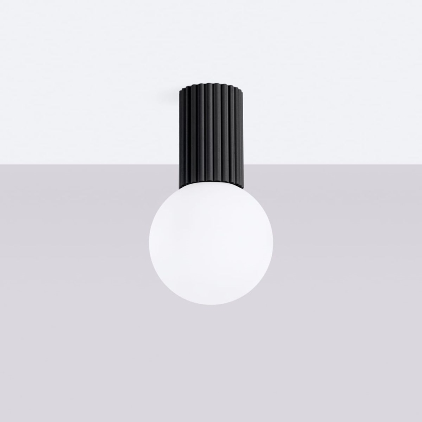 Loftlampe til badeværelse HALO 1xG9/8W/230V diameter 12 cm IP44 sort