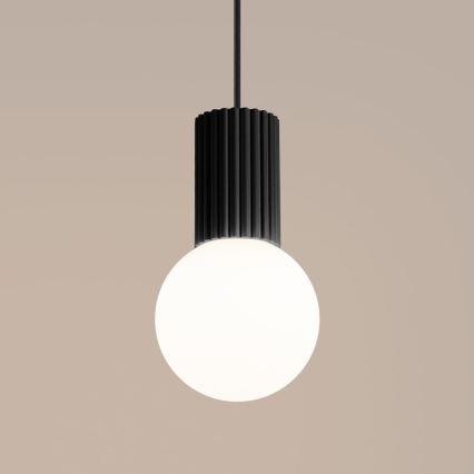 Pendel HALO 1xG9/8W/230V diameter 12 cm sort