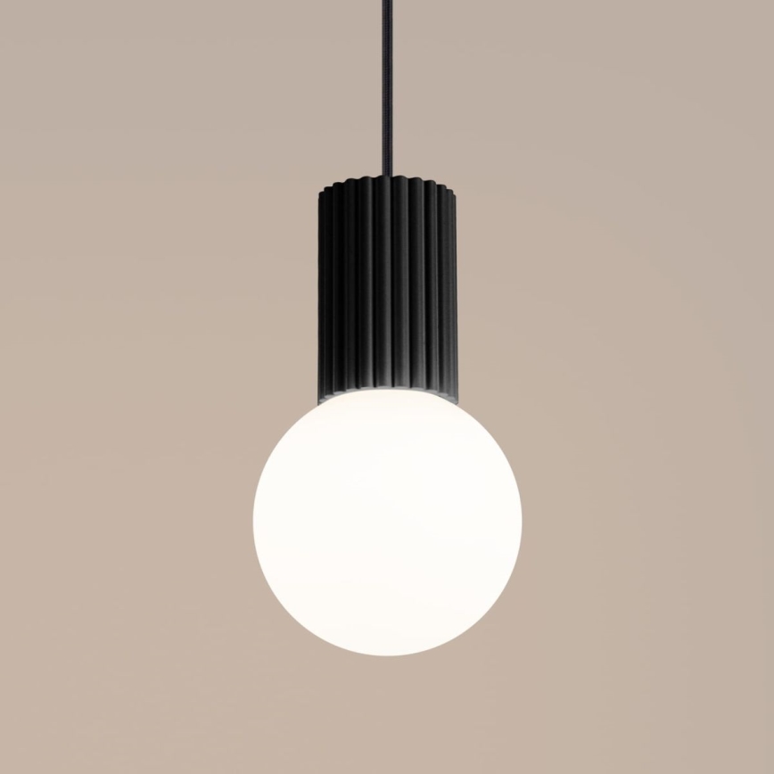 Pendel HALO 1xG9/8W/230V diameter 12 cm sort