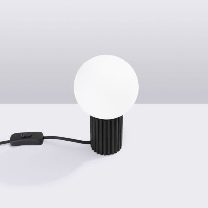 Bordlampe HALO 1xG9/8W/230V diameter 12 cm sort