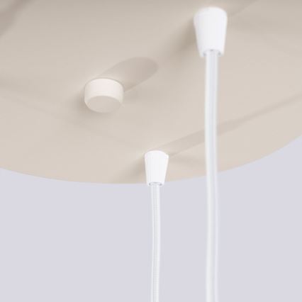 Pendel HALO 3xG9/8W/230V diameter 25 cm cremefarvet