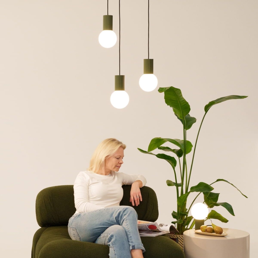 Pendel HALO 1xG9/8W/230V diameter 12 cm grøn