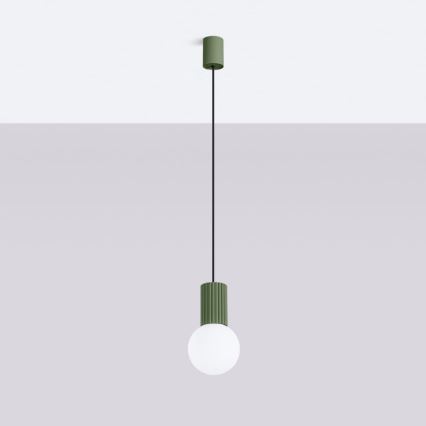 Pendel HALO 1xG9/8W/230V diameter 12 cm grøn