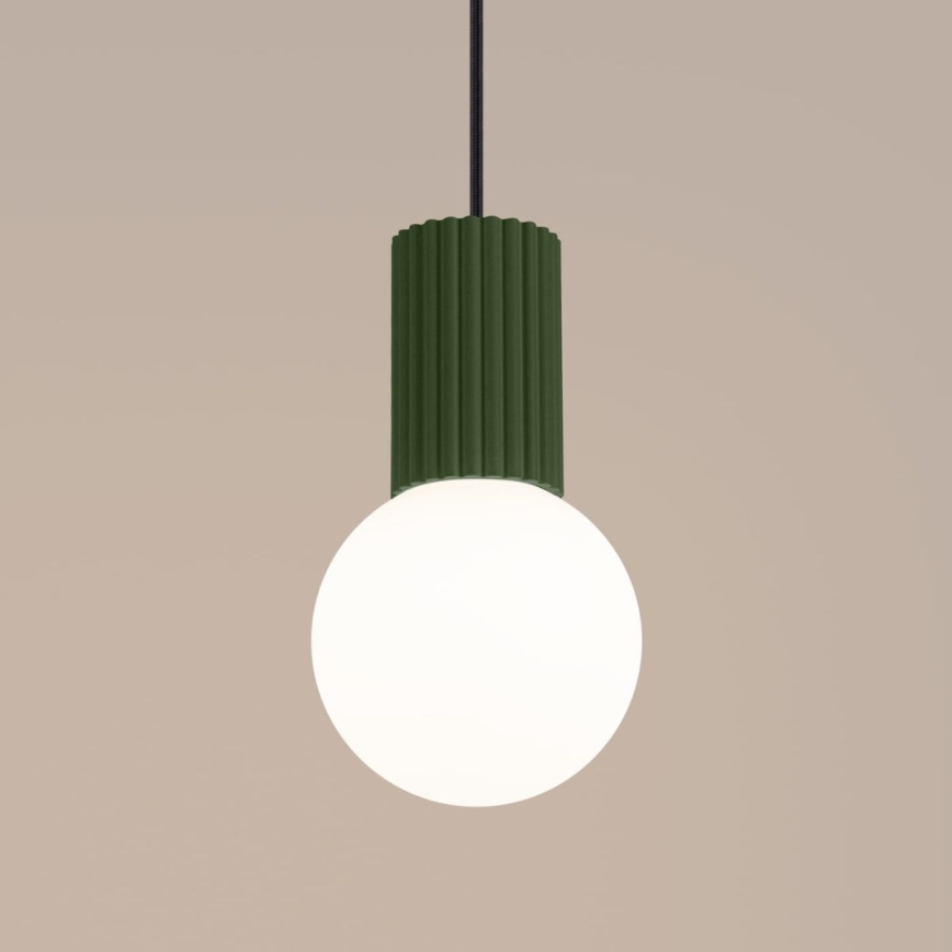 Pendel HALO 1xG9/8W/230V diameter 12 cm grøn