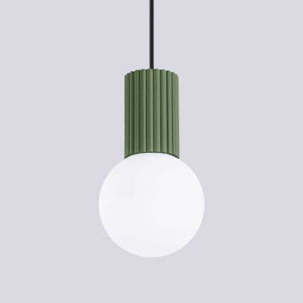 Pendel HALO 1xG9/8W/230V diameter 12 cm grøn