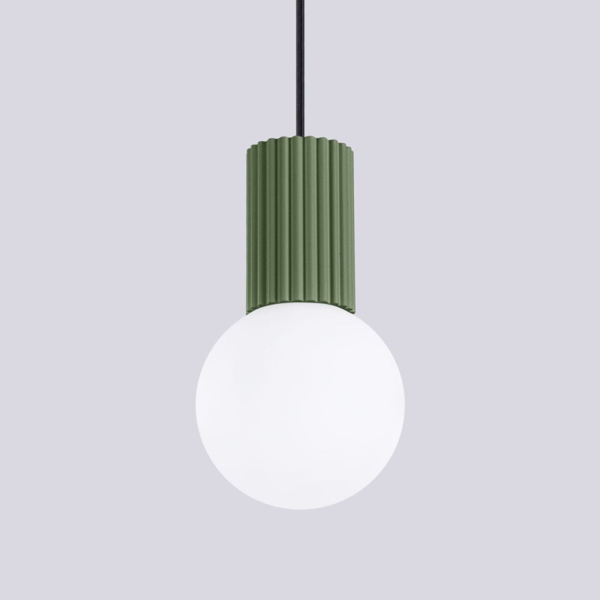 Pendel HALO 1xG9/8W/230V diameter 12 cm grøn