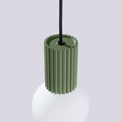 Pendel HALO 1xG9/8W/230V diameter 12 cm grøn