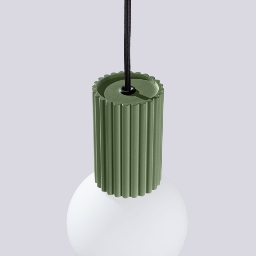 Pendel HALO 1xG9/8W/230V diameter 12 cm grøn