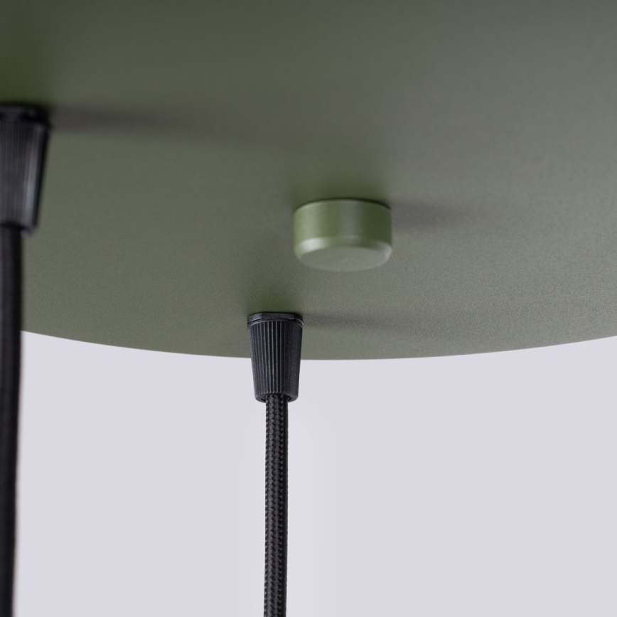 Pendel HALO 3xG9/8W/230V diameter 25 cm grøn