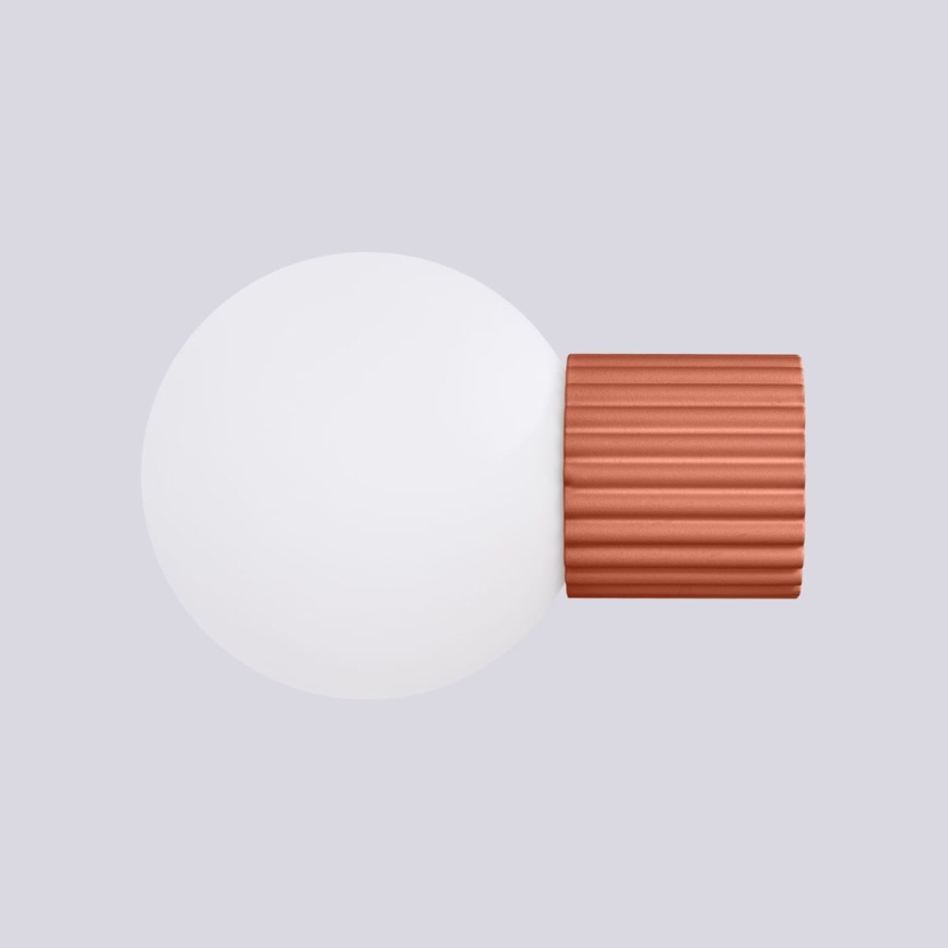 Væglampe til badeværelse HALO 1xG9/8W/230V diameter 12 cm IP44 orange