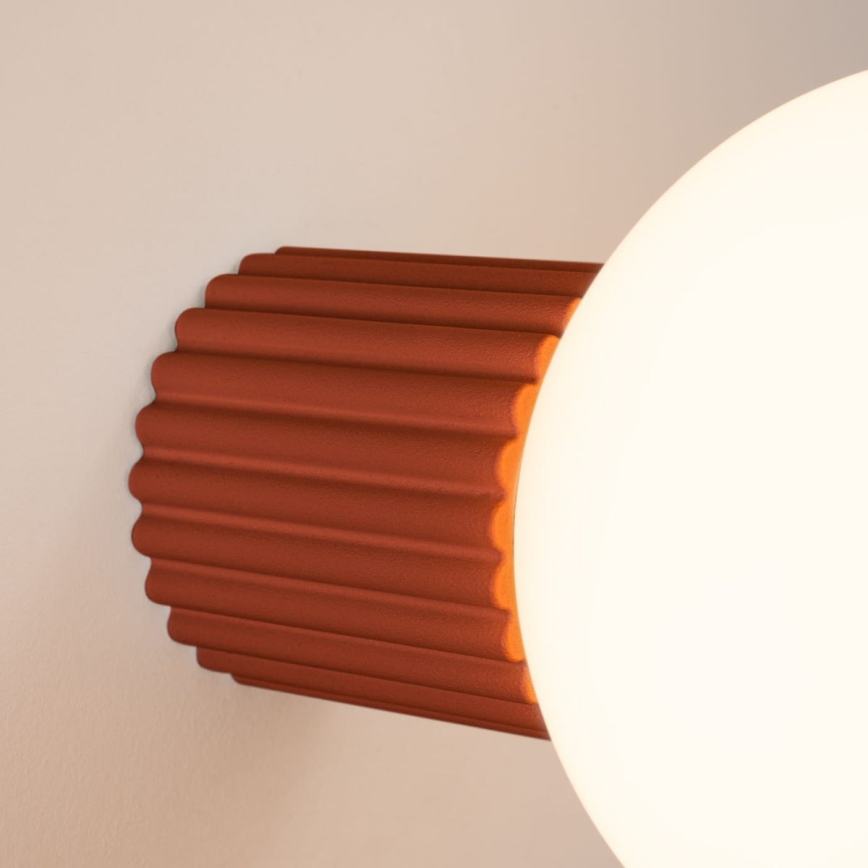 Væglampe til badeværelse HALO 1xG9/8W/230V diameter 12 cm IP44 orange