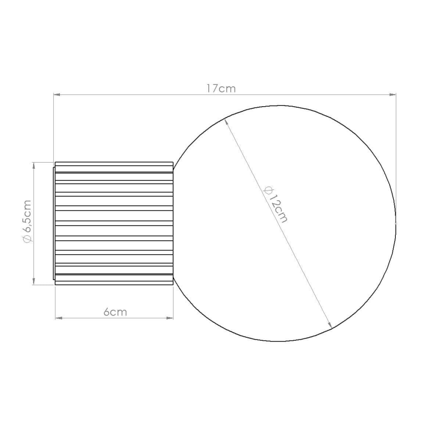 Væglampe til badeværelse HALO 1xG9/8W/230V diameter 12 cm IP44 orange
